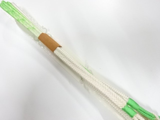 JAPANESE KIMONO / UNUSED HAND-TIED OBIJIME
